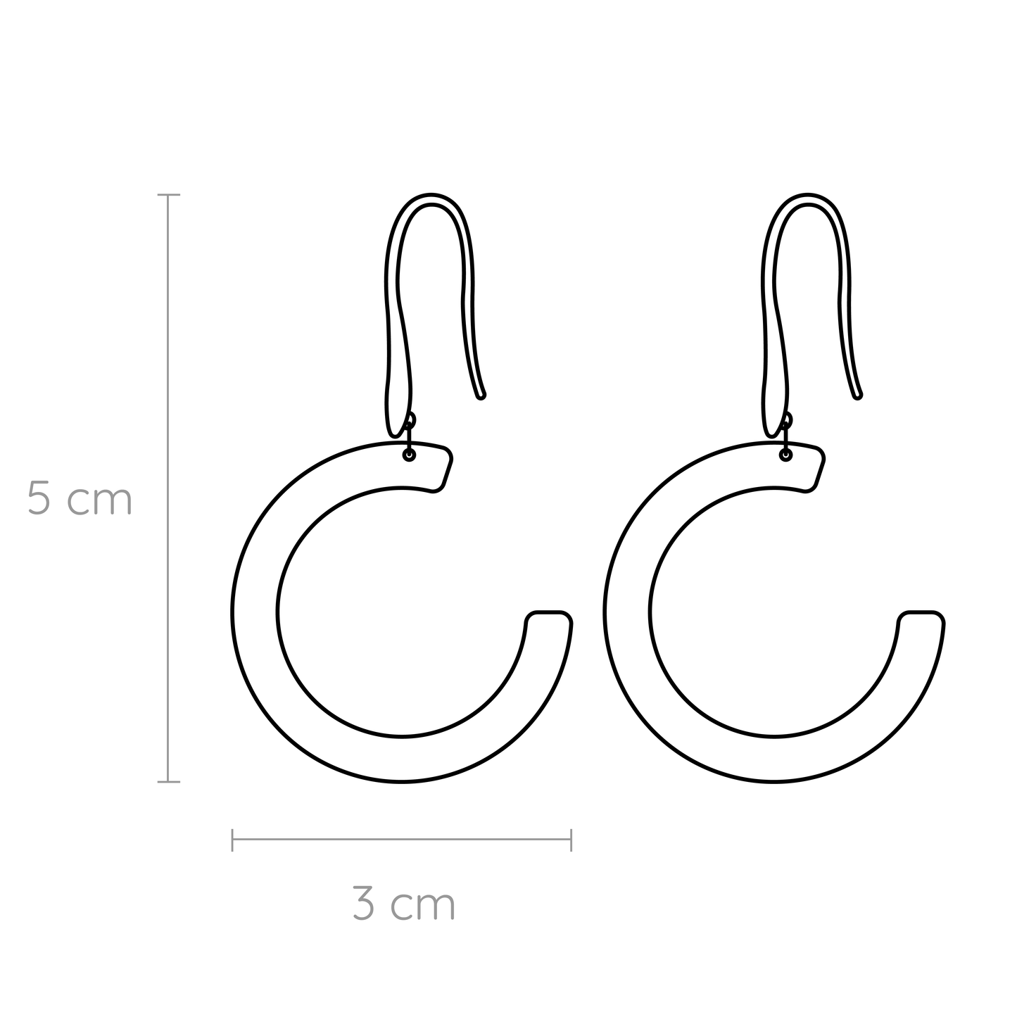 Aretes EFÍMERO